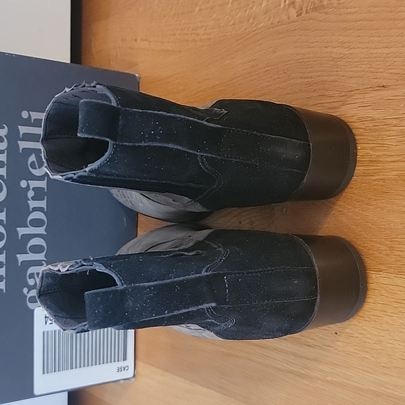 MORENA GABRIELLI GRAY BLACK ANTHROPOLOGIE BOOTS BOOTIES 39 9 SHOES TONY - Picture 4 of 9